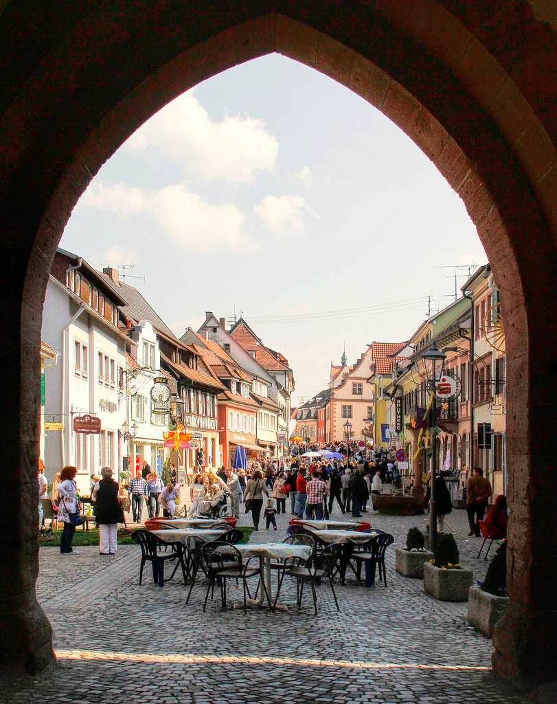 Bltensonntag in Endingen: Die historische Altstadt erlebte einen groen Besucherandrang.