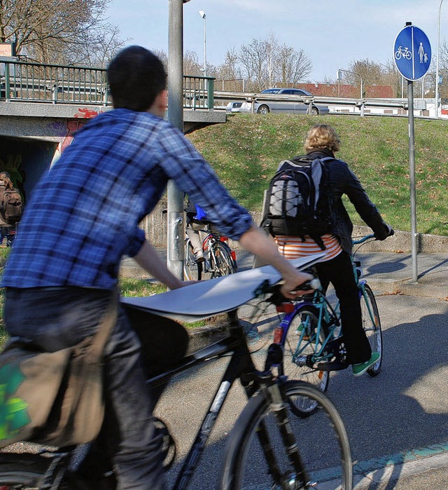 Offenburg ist als  fahrradfreundliche ...leiben, soll weiter investiert werden.  | Foto: Gertrude Siefke