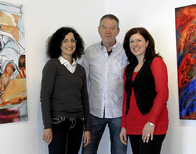 Von links Ellen Vetter (Neuried), Will...weil) und Lucienne Grtner (Endingen).  | Foto: Ruth Seitz