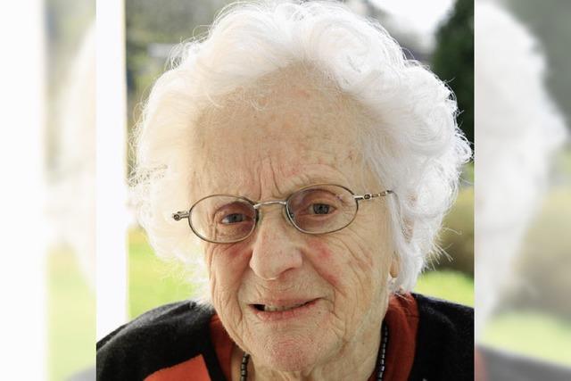 Maria Saar wird heute 90 Jahre alt