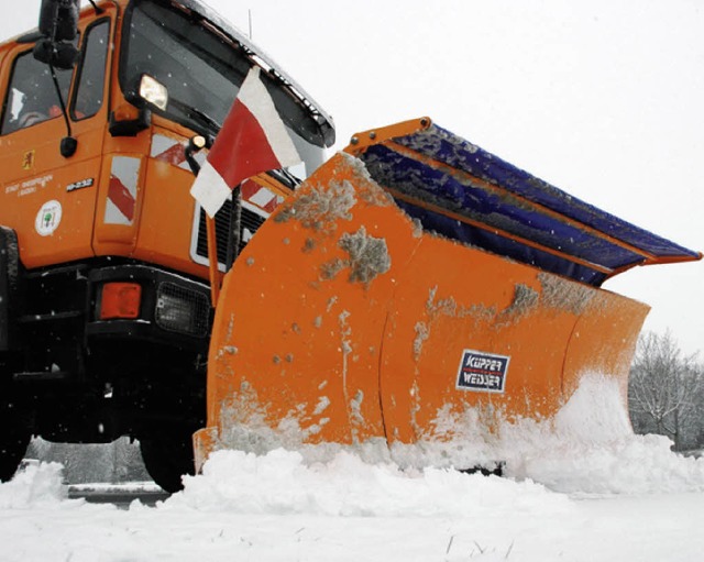 Der Winterdienst ist in allen drei Gemeinden ein gewichtiger Kostenfaktor.   | Foto: Archivfoto: Ralf Staub