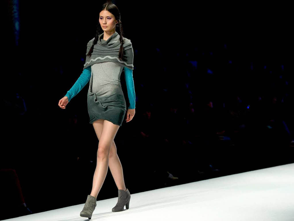 Bestrickend: Knitwear aus China, gezeigt bei der Modewoche in Peking.