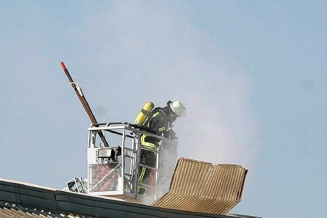 Kunstdnger in Friesenheim hat gebrannt