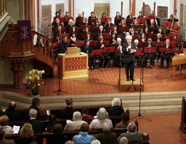 Der Blockfltenkreis der Kantorei Emme... Musik bis ins 20. Jahrhundert fhrte.  | Foto: Hans Lffler