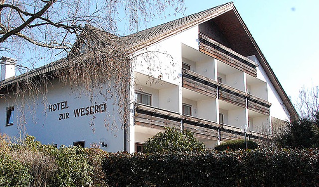 berregional ein Begriff: Das Hotel zur Weserei   | Foto: Frey