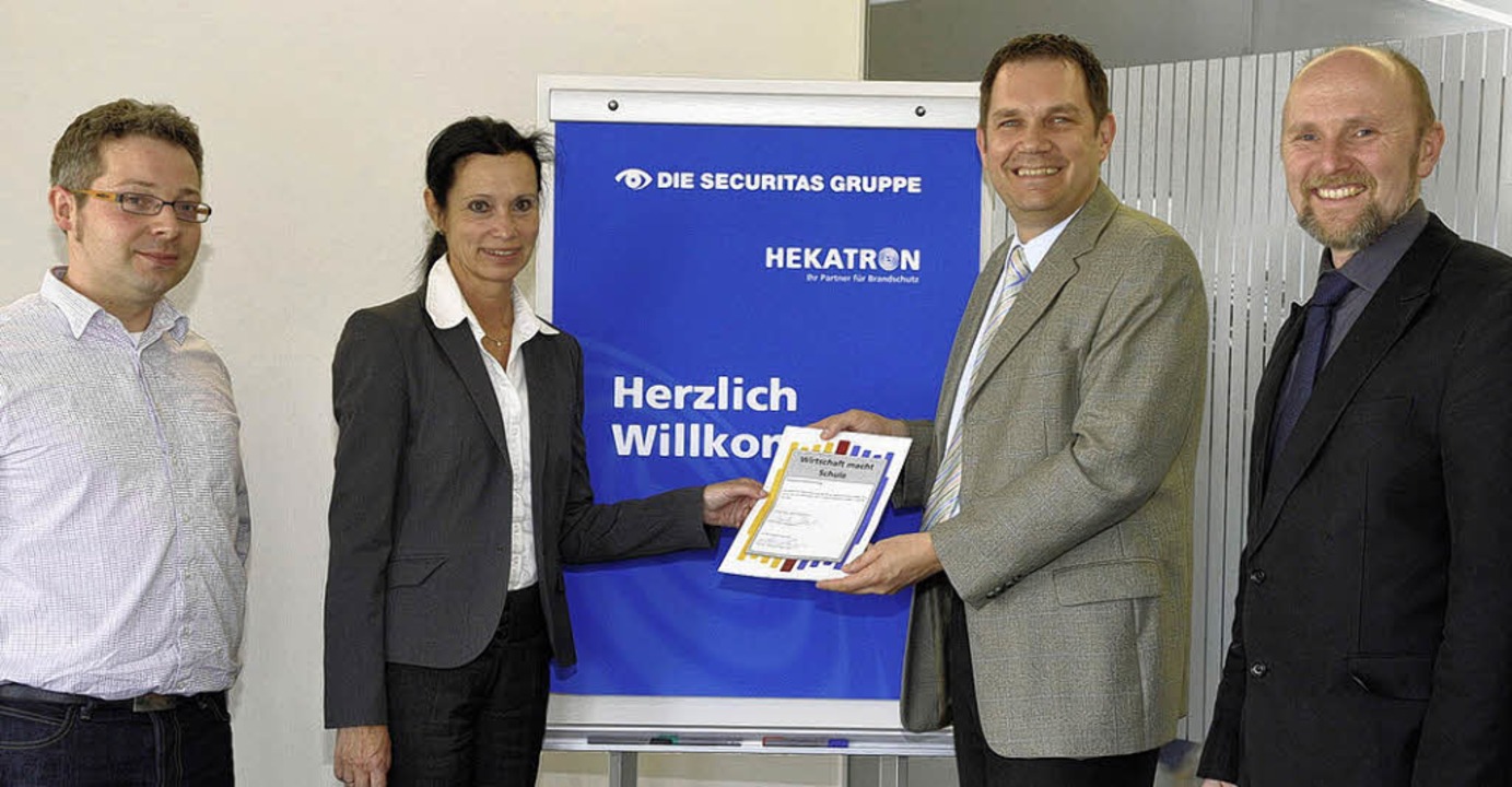 Besiegeln die Kooperation (von links):...as  Lehmann und  Hansjörg Schopferer    | Foto: Volker Münch