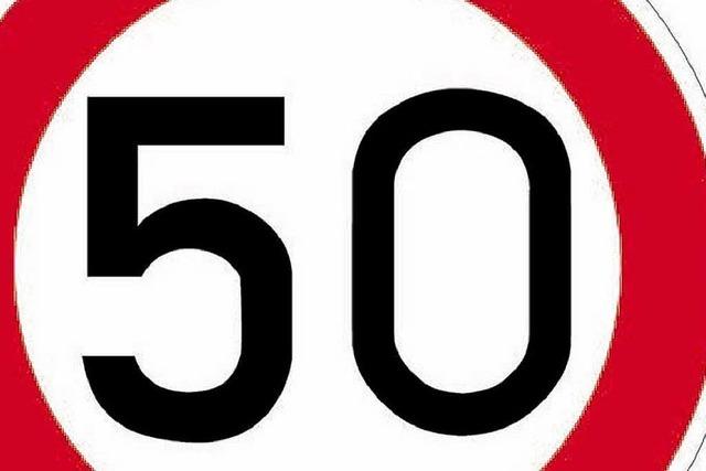 Tempo 50 soll Unfälle auf dem Autobahnzubringer vermeiden