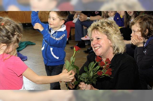 Zum Abschied Rosen fr Annerose