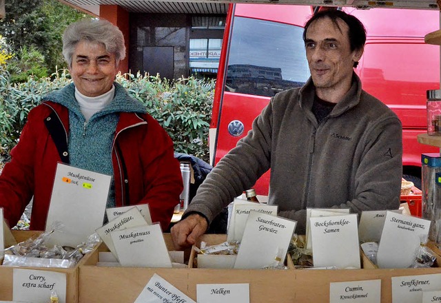 Seit ber 30 Jahren kommt Martin Schin... und Kruterstand nach Weil am Rhein.   | Foto: Alina Wiedemann