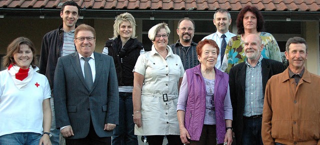 Bei der Ehrung fr Blutspender in Schw...llo, Tassilo Minges und  Albert Witzig  | Foto: Marftina Proprenter