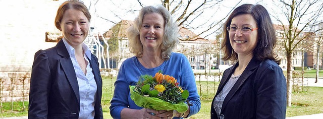 Eva Steffan, Bettina Stoll und Martina Wrner  | Foto: Ralf Burgmaier