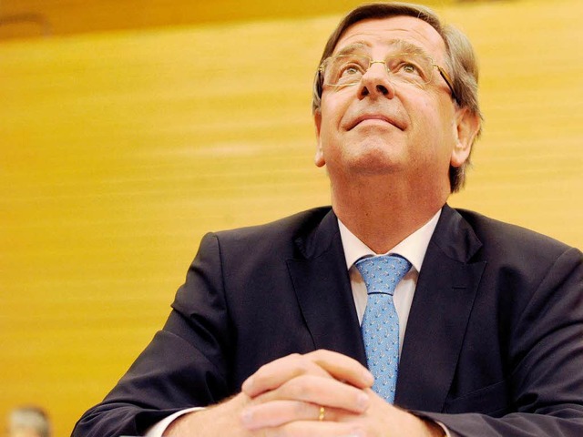 Will nicht ber Gefhle sprechen: Ex-Finanzminister  Willi Stchele  | Foto: dpa