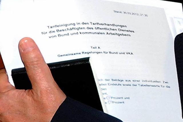 Tarifeinigung kostet Freiburg 5 Millionen plus Beamten-Sold