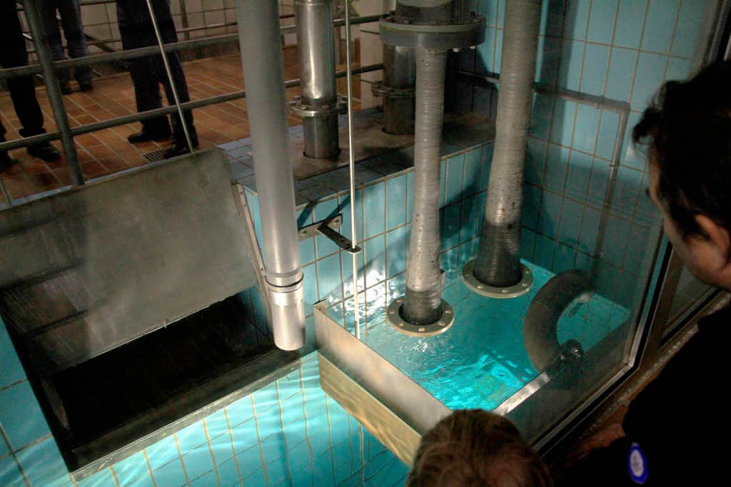 Im Hochbehlter Herbolzheim wird Wasser aus den Quellen und dem Tiefbrunnen vermischt und mit Sauerstoff angereichert.