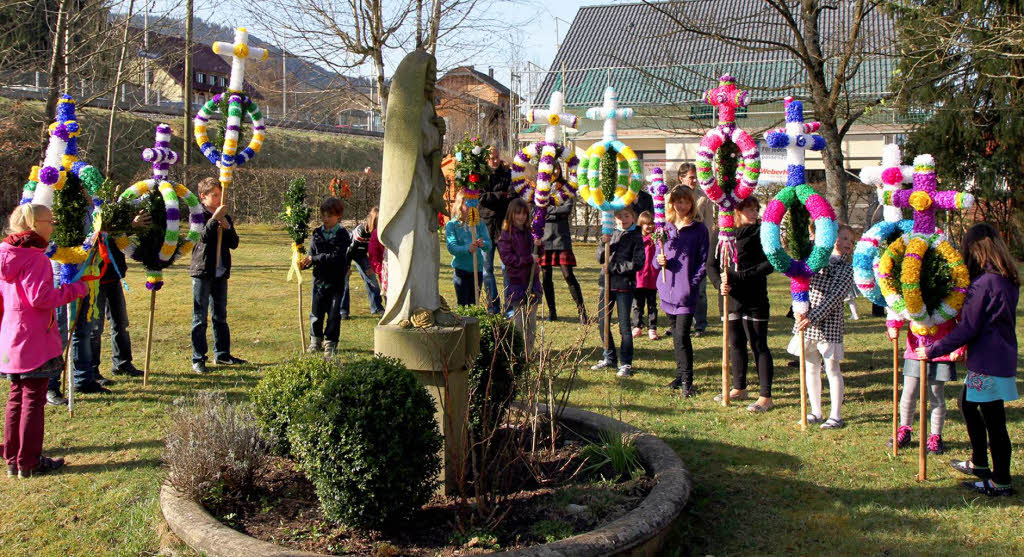 Palmsonntag in Winden. Palmsonntag in Winden.