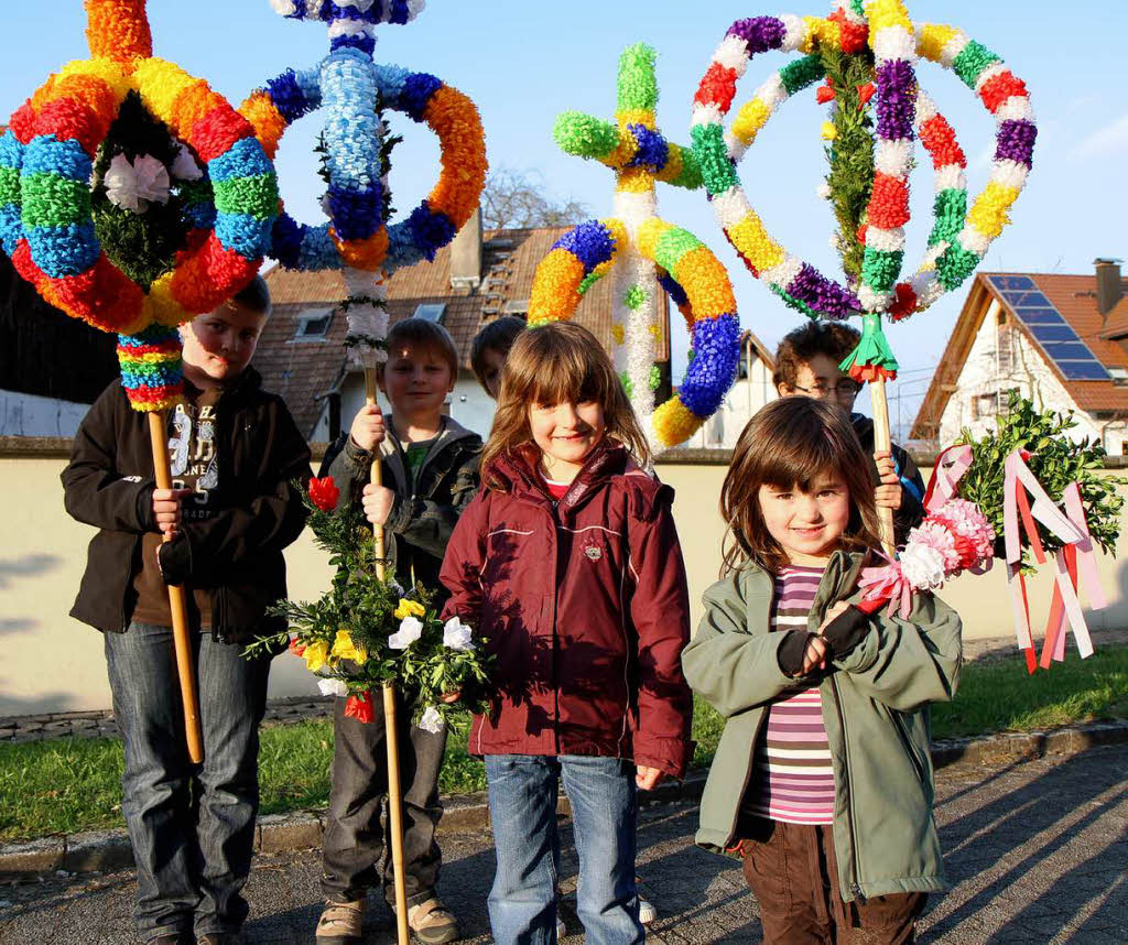 Palmsonntag in Winden. Palmsonntag in Winden.