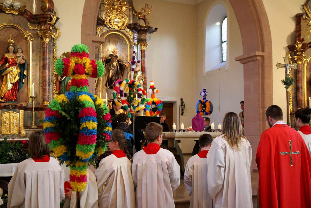 Palmsonntag in Winden. Palmsonntag in Winden.
