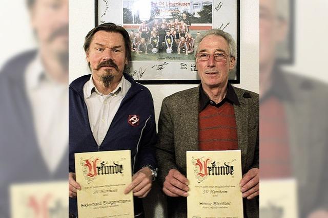 SV Hartheim ehrt treue Mitglieder