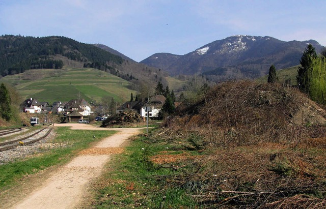 Meterhohe Abfallberge liegen noch auf ...nen Fachbereichsleiter   wissen lie.   | Foto: Manfred Lange