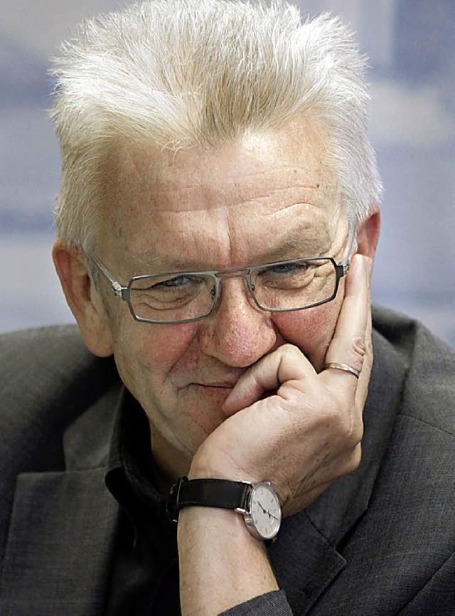 Ministerprsident Winfried Kretschmann  | Foto: Michael  Latz