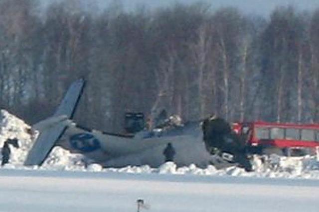 Mindestens 31 Tote bei Flugzeugabsturz in Sibirien