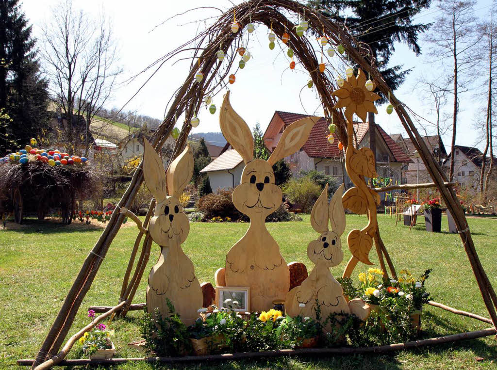 Das Osterdorf in Oberprechtal 2012.