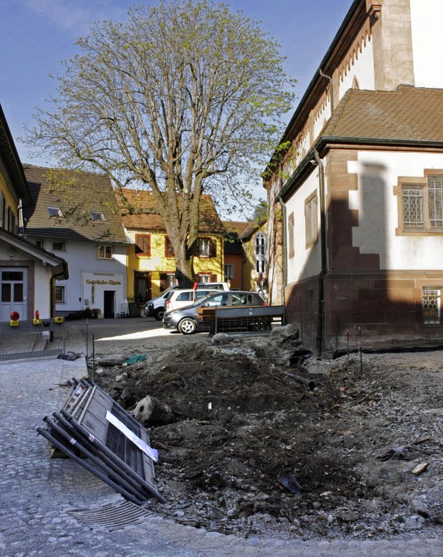 Schnell reagiert hat die Stadt Endinge...aums erschreckende Schden offenbarte.  | Foto: Martin Wendel