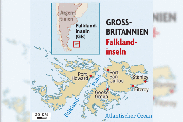 Grobritannien gedenkt des Falklandkrieges