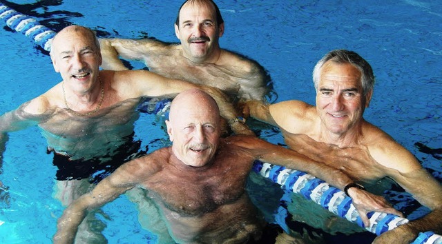 Vier TSG-Schwimmer (Dr. Fritz Lenz, Di...termeisterschaften in Villingen teil.   | Foto: Privat
