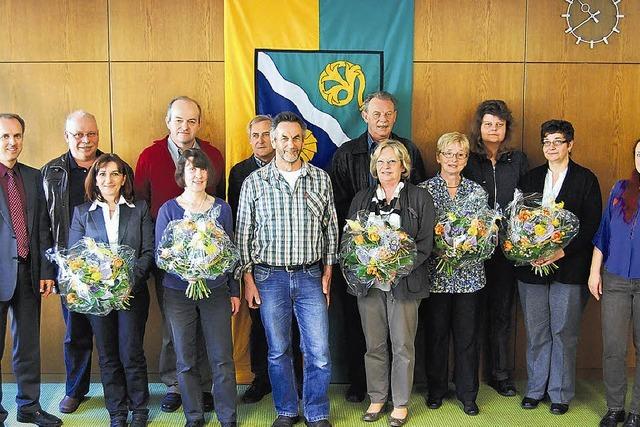 Das Landratsamt ehrt elf treue Mitarbeiter
