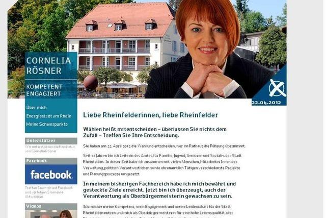 World Wide Wahlkampf: Die Rheinfelder OB-Kandidaten im Vergleich