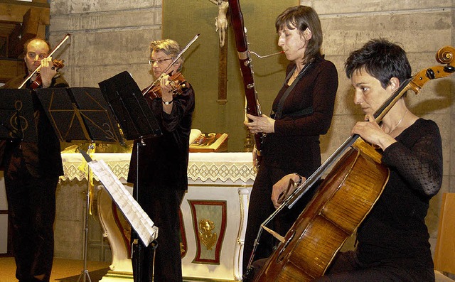 Beeindruckte das Publikum: das Ensemble in Diersburg   | Foto: r. tebbel