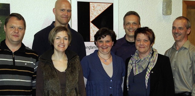 Die langjhrigen Mitglieder der  Kolpi...itzenden  Markus Bchlin (von links).   | Foto: Johannes Hugenschmidt