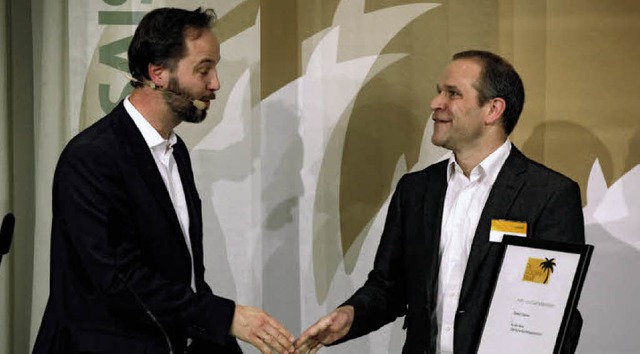 Andreas Kiefer (rechts) aus Niederrotw...er Goldenen Palme 2012 ausgezeichnet.   | Foto: privat