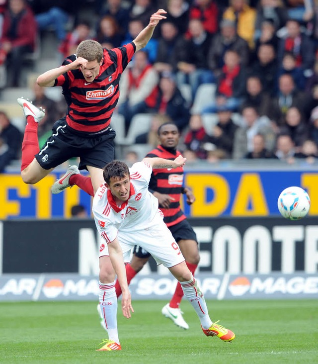 SC Freiburg erkmpft sich gegen den 1. FC Nrnberg ein 2:2.  | Foto: dapd