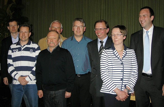 Der Vorstand der H&amp;G-Eigentmersch...tta Saier und Axel Tausendpfund (v.l.)  | Foto: Nikolaus Bayer