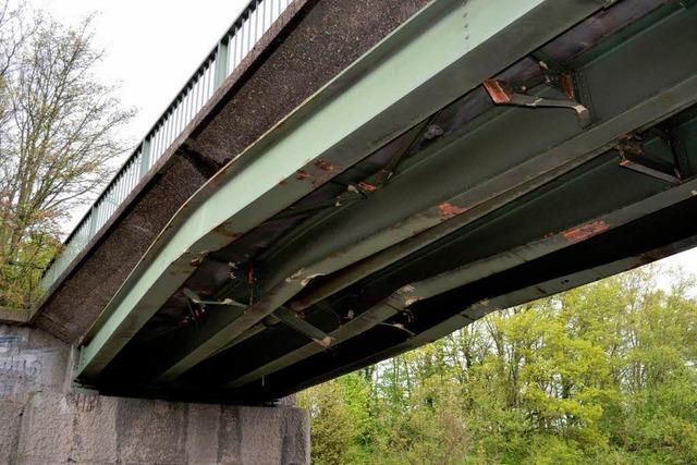 Beschdigte Brcken an der A5 werden abgerissen