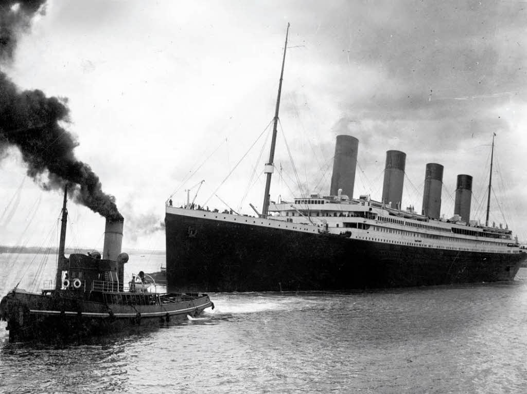 Die Titanic trat am 2. April 1912 von Southampton aus ihre Jungfernreise nach New York an und war das größte Schiff seiner Zeit. Die Titanic trat am 2. April 1912 von Southampton aus ihre Jungfernreise nach New York an und war das größte Schiff seiner Zeit.