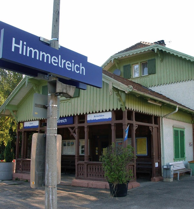 Alle 15 Minuten soll die Bahn nach dem...s  zum Bahnhof  in Himmelreich fahren.  | Foto: MArkus Donner
