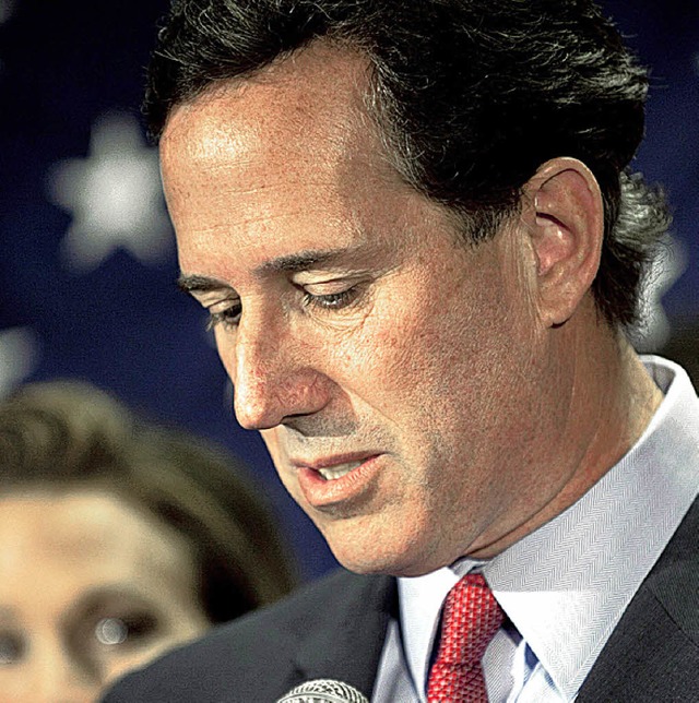 Gab auf: Rick Santorum   | Foto: AFP