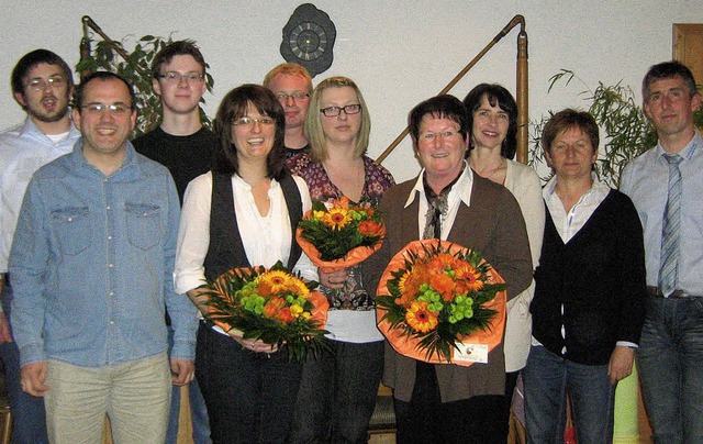 Ehrungen beim Turnerbund: In der Haupt...on rechts) zum Ehrenmitglied ernannt.   | Foto: Andreas Andlauer