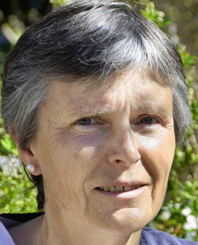 Ellen Sessar, 68, Kirchzarten: &#8222;...bsort, in dem ich mich befinde.&#8220;  | Foto: Manuela Dannemann