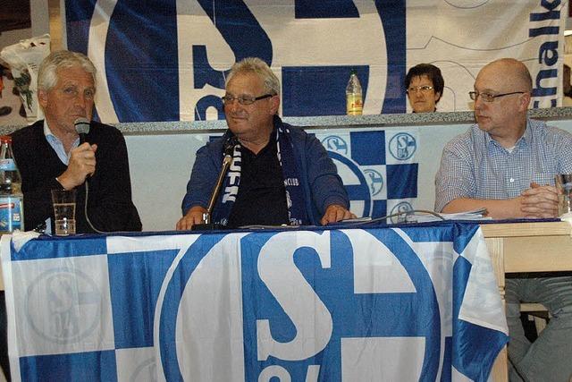 Schalker Fuball-Legende besucht 