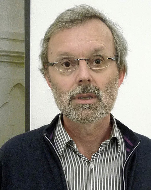 Wolfgang Eberhardt, Leiter des Instituts fr deutsche Sprache   | Foto: ell