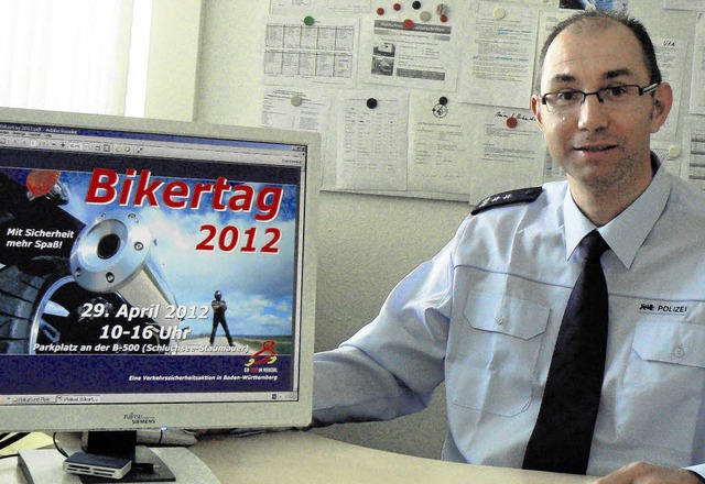 Axel Braxmeier ist Leiter der Verkehrs...r Polizeidirektion Waldshut-Tiengen.    | Foto: Martin