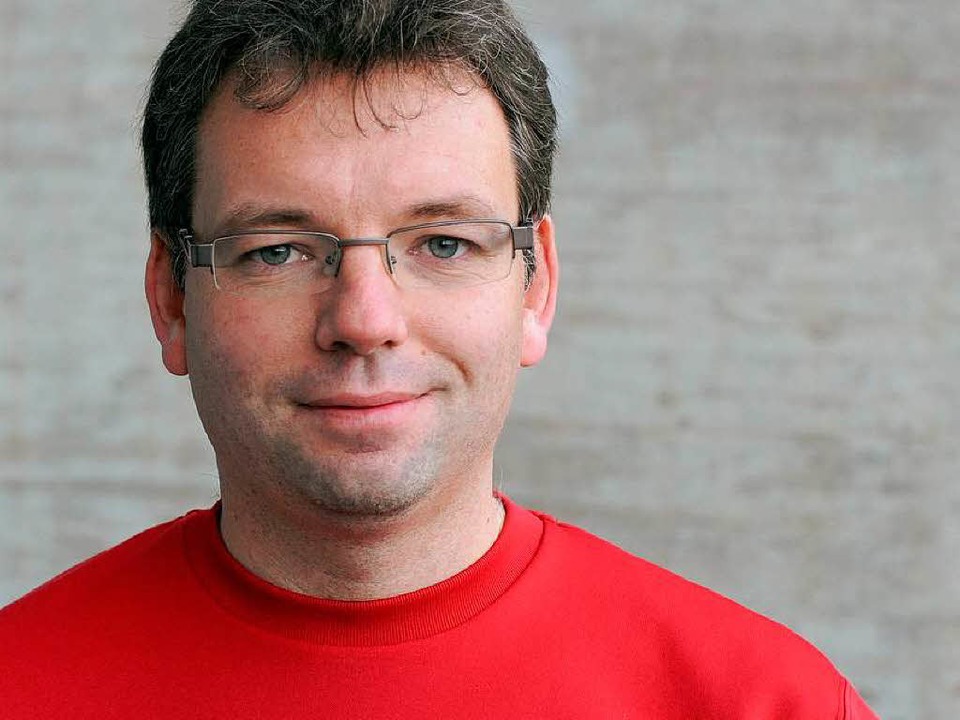 Marc Schmid (33) ist seit 1999 Vorsitz... und seit 2007 Fanbeauftragter des SC.  | Foto: Michael Heuberger