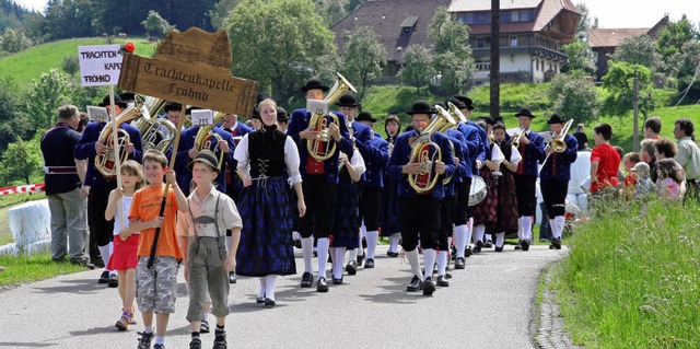 Zum viertgigen Frhnder Fest im Mai g...reistrachtenfest in Frhnd anno 2007.   | Foto: Silke Hartenstein