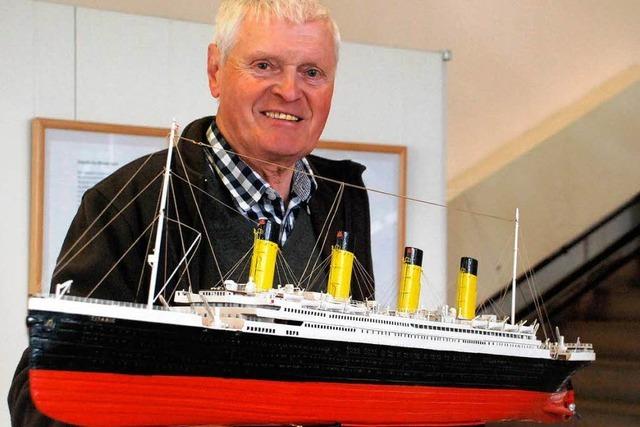 Ritterhaus-Museum stellt Miniaturnachbau der Titanic aus