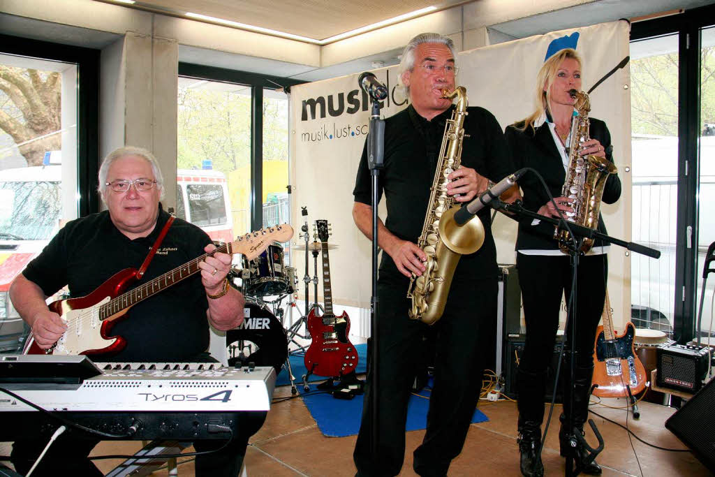 Die Horst Zahner Band brachte den Swing zum Vitalfrhstck am Sonntag.