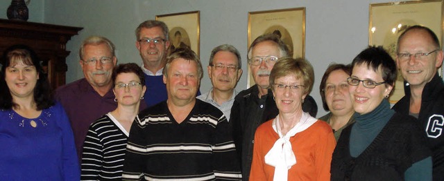 Die Fhrung des  Harmonikaclubs Haltin...andra Lohwasser und Norbert Hllstin.   | Foto: Steineck